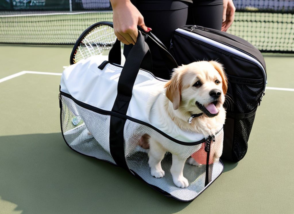 Pet Friendly Tennis Bag